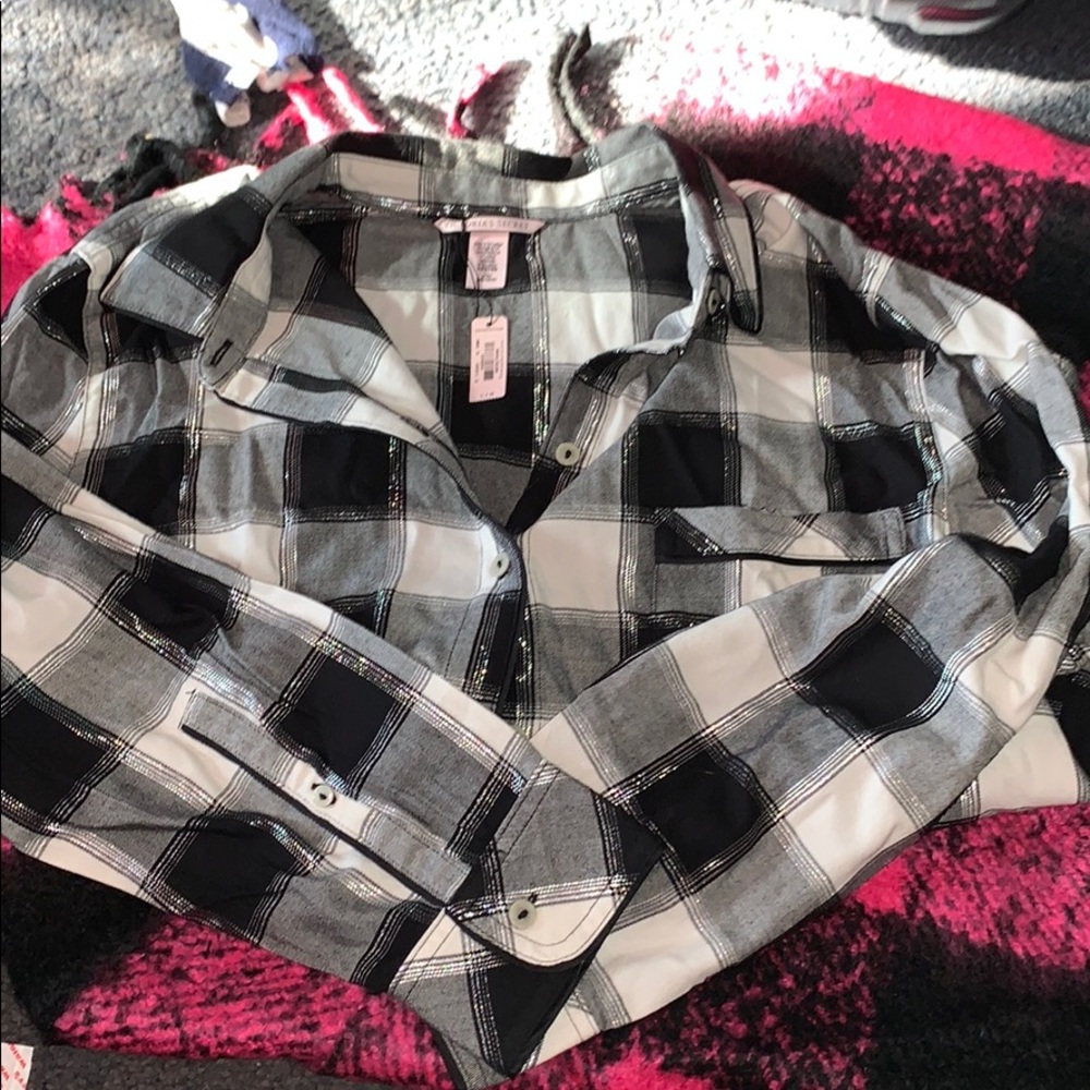 Plaid button up